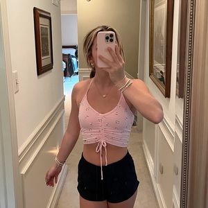 hollister halter crop top | size xs